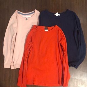 Lot of 3 long sleeved shirts